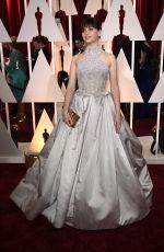FELICITY JONES at 87th Annual Academy Awards at the Dolby Theatre in Hollywood