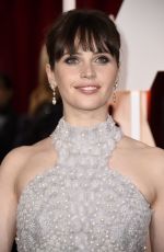 FELICITY JONES at 87th Annual Academy Awards at the Dolby Theatre in Hollywood