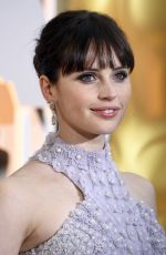 FELICITY JONES at 87th Annual Academy Awards at the Dolby Theatre in Hollywood
