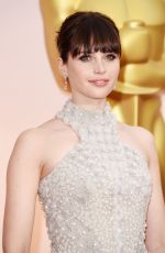 FELICITY JONES at 87th Annual Academy Awards at the Dolby Theatre in Hollywood