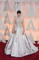 FELICITY JONES at 87th Annual Academy Awards at the Dolby Theatre in Hollywood