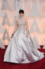FELICITY JONES at 87th Annual Academy Awards at the Dolby Theatre in Hollywood