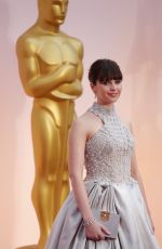 FELICITY JONES at 87th Annual Academy Awards at the Dolby Theatre in Hollywood