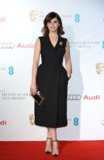 FELICITY JONES at British Academy Awards Nominees Party in London