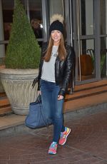 GEMMA MERNA Leaves a Hotel in London 2901