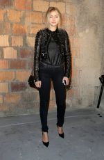 GIGI HADID at Diesel Black Gold Fashion Show in New York