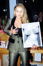 GIGI HADID at Love Magazine Signing at Bookmarc in New York