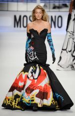 GIGI HADID at Moschino Fashion Show in Milan