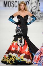 GIGI HADID at Moschino Fashion Show in Milan