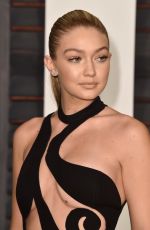 GIGI HADID at Vanity Fair Oscar Party in Hollywood