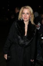 GILLIAN ANDERSON at Charles Finch and Chanel Pre-bafta Party in London