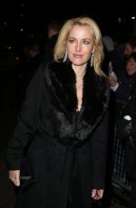 GILLIAN ANDERSON at Charles Finch and Chanel Pre-bafta Party in London