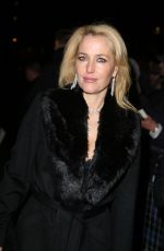 GILLIAN ANDERSON at Charles Finch and Chanel Pre-bafta Party in London