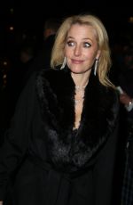 GILLIAN ANDERSON at Charles Finch and Chanel Pre-bafta Party in London
