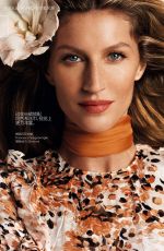 GISELE BUNDCHEN in Vogue Magazine