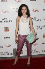 GRACE PHIPPS at The Last Five Years Premiere in Los Angeles