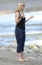 GWYNETH PALTROW at a Beach in Malibu