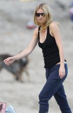 GWYNETH PALTROW at a Beach in Malibu