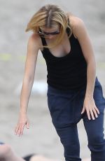 GWYNETH PALTROW at a Beach in Malibu