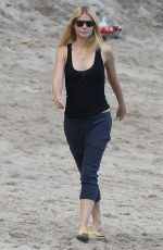 GWYNETH PALTROW at a Beach in Malibu