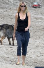 GWYNETH PALTROW at a Beach in Malibu