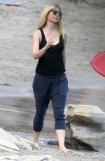 GWYNETH PALTROW at a Beach in Malibu