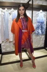 HAILEE STEINFELD at Fendi New York Flagship Boutique Party at MBFW in New York