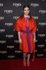 HAILEE STEINFELD at Fendi New York Flagship Boutique Party at MBFW in New York