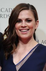 HAYLEY ATWELL at 2015 EE British Academy Film Awards in London