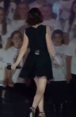 HAYLEY WESTENRA at 2015 Cricket World Cup Opening in Christchurch