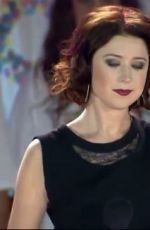 HAYLEY WESTENRA at 2015 Cricket World Cup Opening in Christchurch
