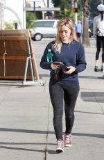 HILARY DUFF in Tight Jeans Out and About in Los Angeles 1802