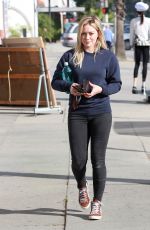 HILARY DUFF in Tight Jeans Out and About in Los Angeles 1802