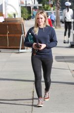 HILARY DUFF in Tight Jeans Out and About in Los Angeles 1802