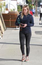 HILARY DUFF in Tight Jeans Out and About in Los Angeles 1802