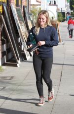 HILARY DUFF in Tight Jeans Out and About in Los Angeles 1802