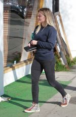 HILARY DUFF in Tight Jeans Out and About in Los Angeles 1802