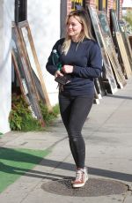 HILARY DUFF in Tight Jeans Out and About in Los Angeles 1802
