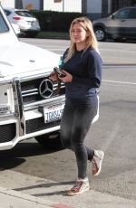 HILARY DUFF in Tight Jeans Out and About in Los Angeles 1802