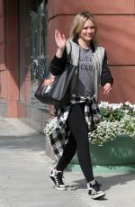 HILARY DUFF Out and About in West Hollywood 2002
