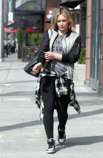 HILARY DUFF Out and About in West Hollywood 2002