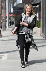 HILARY DUFF Out and About in West Hollywood 2002