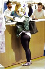 HILARY DUFF Shoping at Intermix in Los Angeles