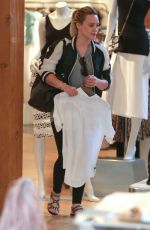 HILARY DUFF Shoping at Intermix in Los Angeles