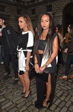 JADE THIRLWALL nad LEIGH-ANNE PINNOCK Arriving at Jean-pierre Braganza Fashion Show