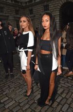 JADE THIRLWALL nad LEIGH-ANNE PINNOCK Arriving at Jean-pierre Braganza Fashion Show