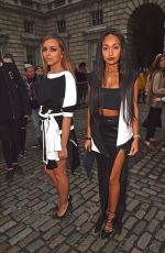 JADE THIRLWALL nad LEIGH-ANNE PINNOCK Arriving at Jean-pierre Braganza Fashion Show