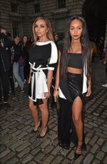 JADE THIRLWALL nad LEIGH-ANNE PINNOCK Arriving at Jean-pierre Braganza Fashion Show