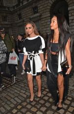 JADE THIRLWALL nad LEIGH-ANNE PINNOCK Arriving at Jean-pierre Braganza Fashion Show