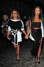 JADE THIRLWALL nad LEIGH-ANNE PINNOCK Arriving at Jean-pierre Braganza Fashion Show